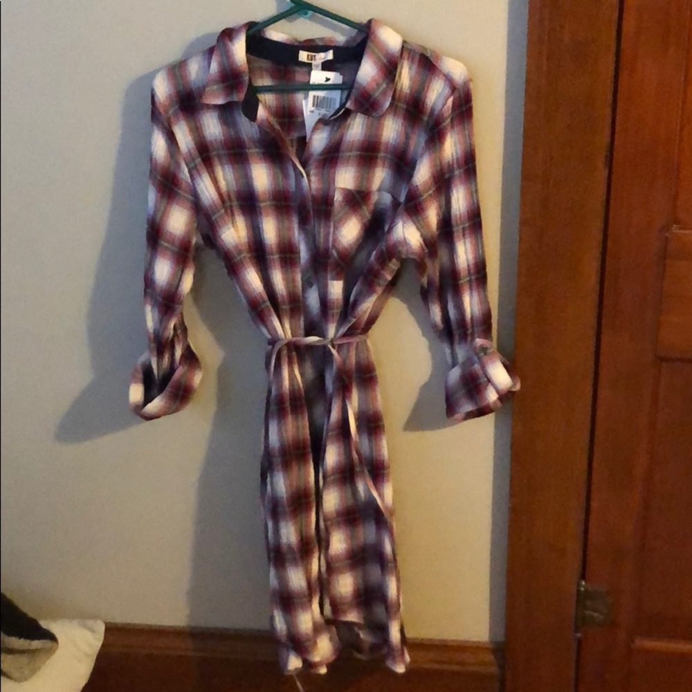 NWT Solene Cotton Blend Shirt Dress